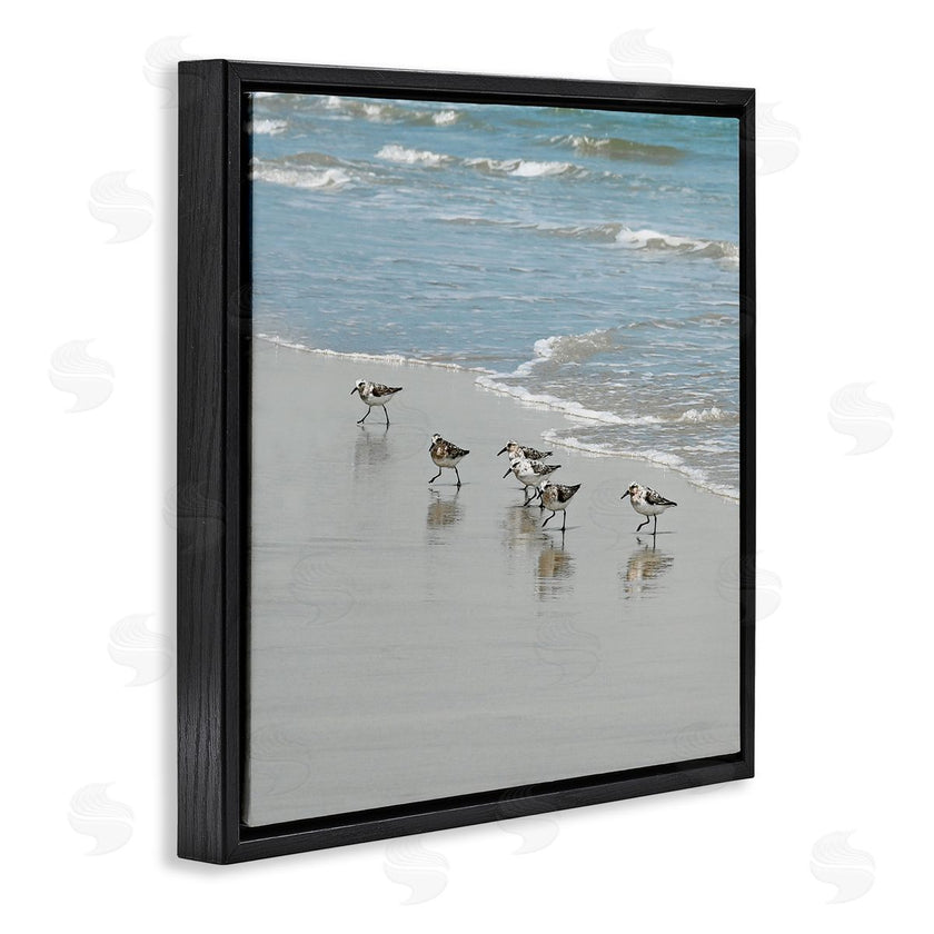Natalie Carpentieri | Sandpipers on Shore Reflection