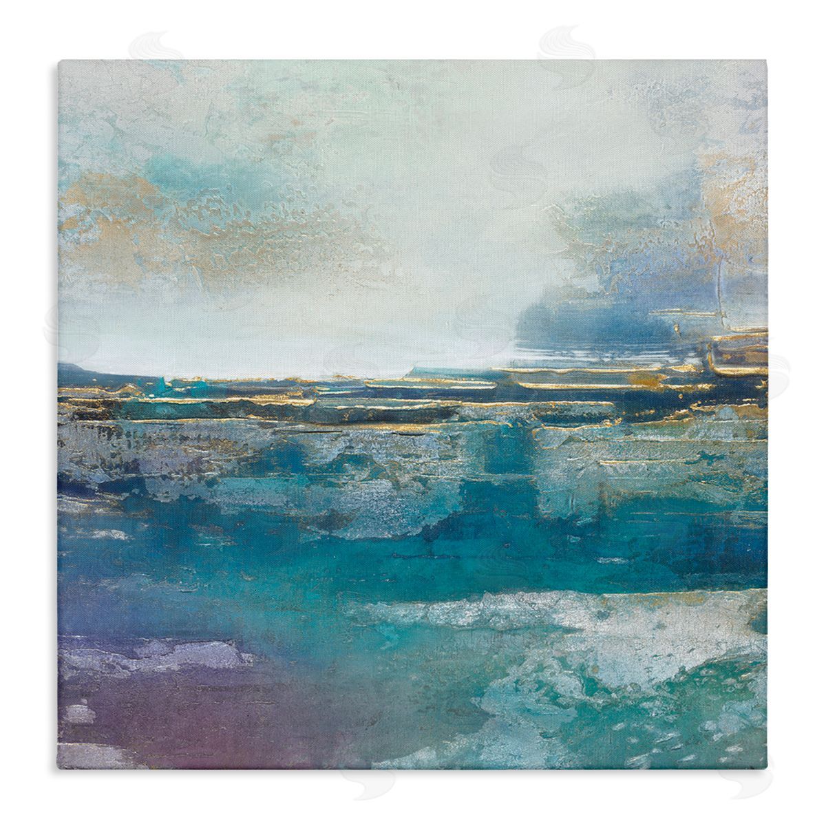 Scott Brems Abstract Ocean View Glam Detail Stretched Canvas Wall Art Print