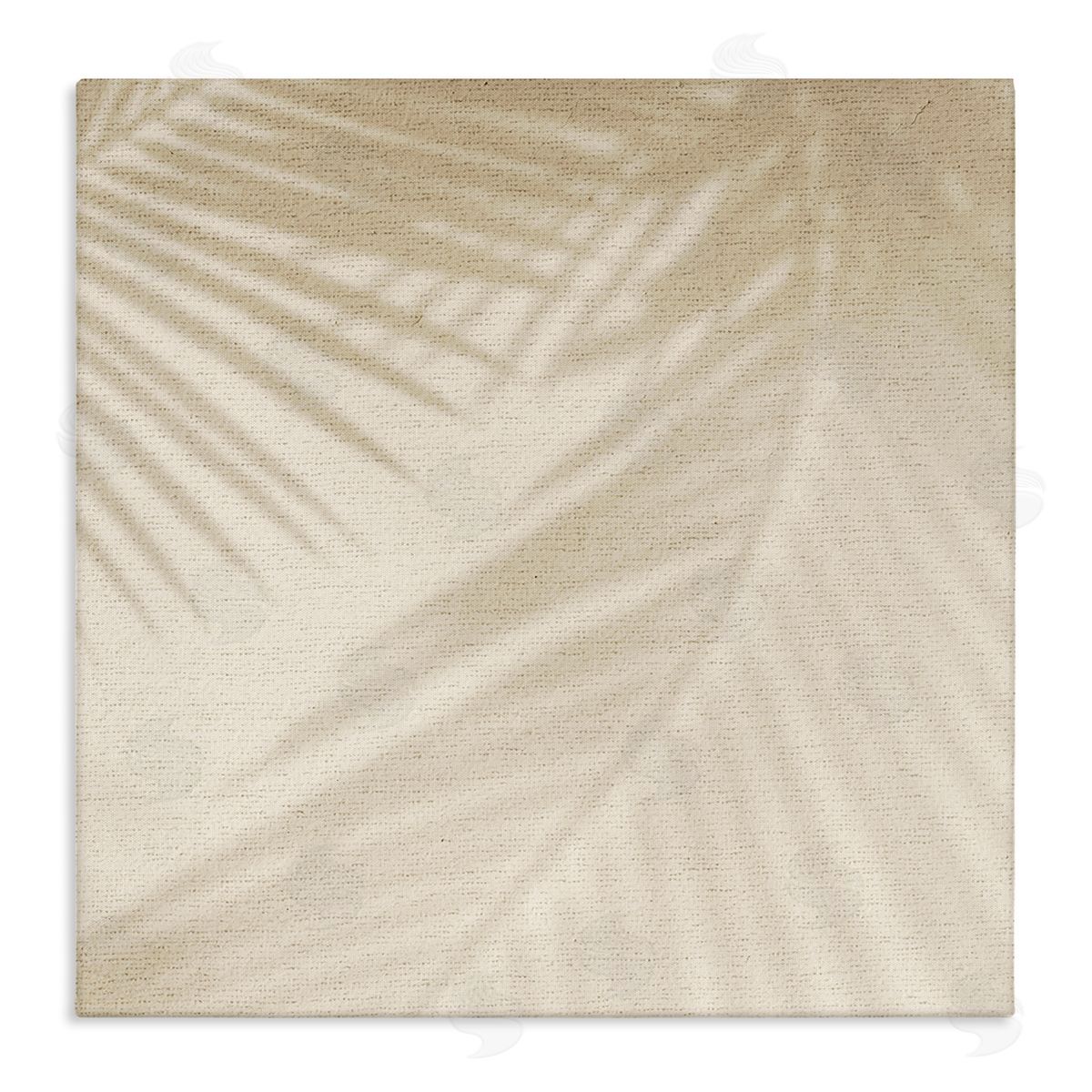Stupell Studio Soft Beige Neutral Palm Leaves Stretched Canvas Wall Art Print