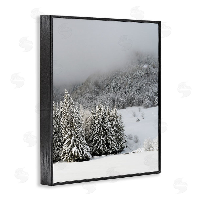 Stupell Studio | Winter Snowscape Woodland Trees