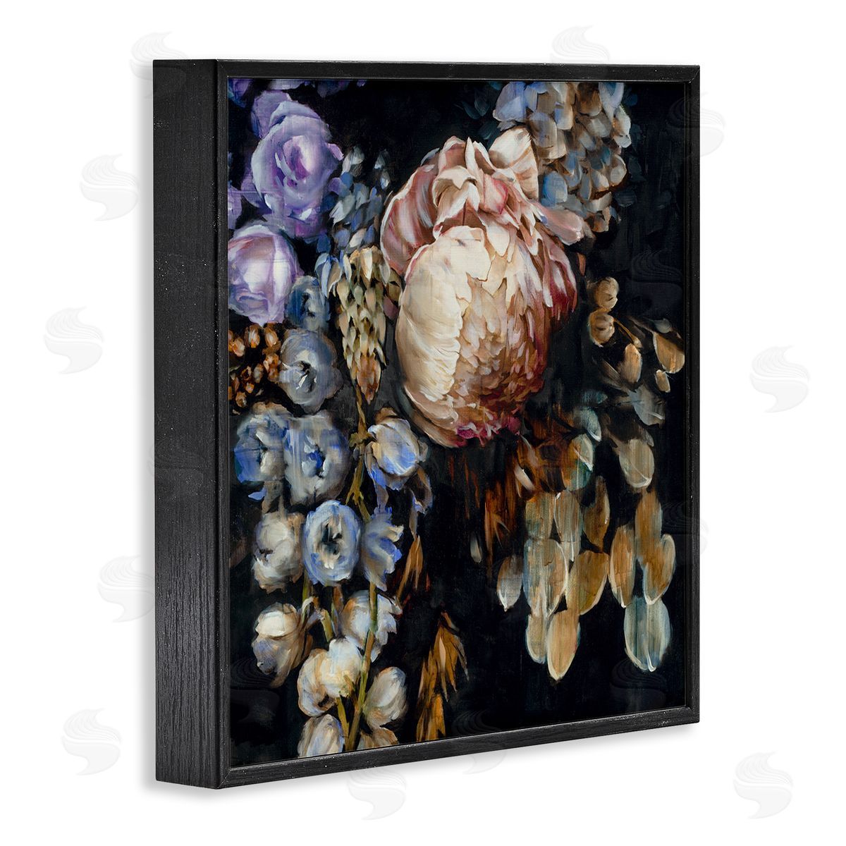 Liz Jardine Traditional Floral Arrangement Black Framed Glicee Wall Art Print
