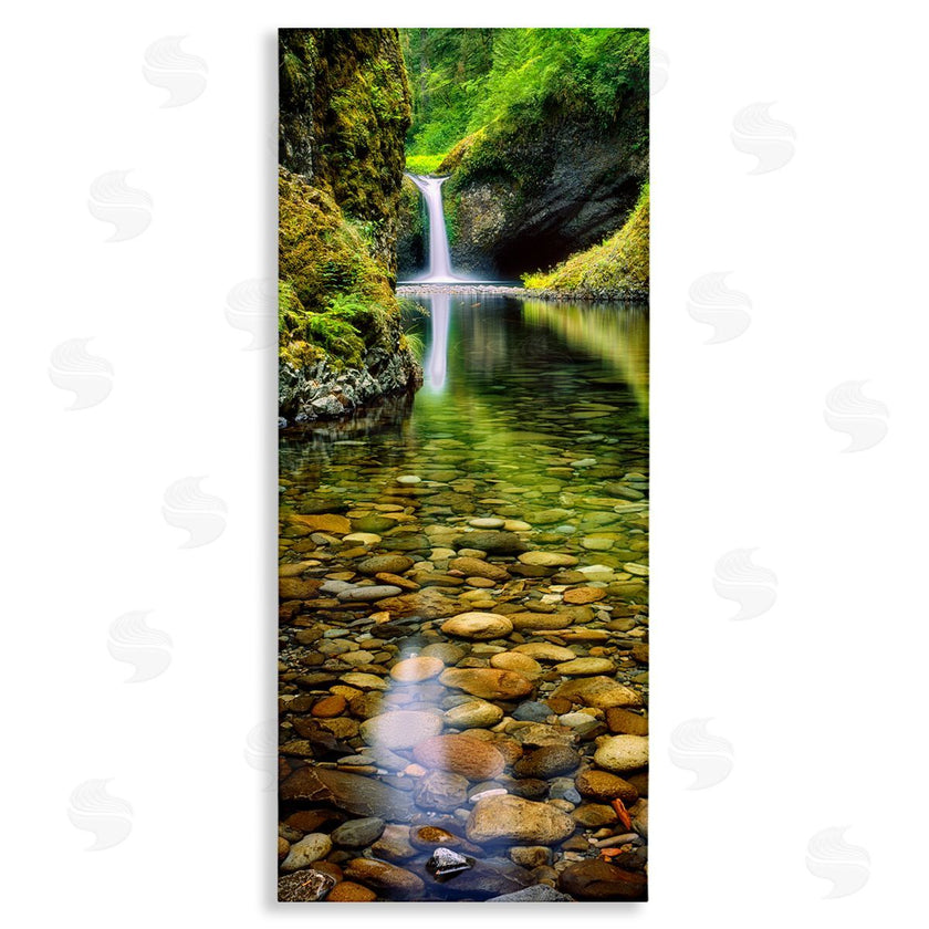 Dennis Frates | Clear Stream Waterfall Photography