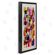 Maria Over | Layered Wine Glasses Painting