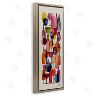 Maria Over | Layered Wine Glasses Painting