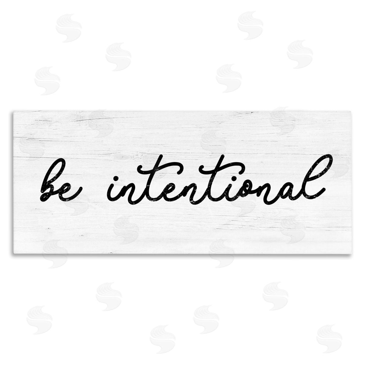 Be Intentional Inspirational Phrase Canvas Wall Art, Home Decor by Stupell Studio
