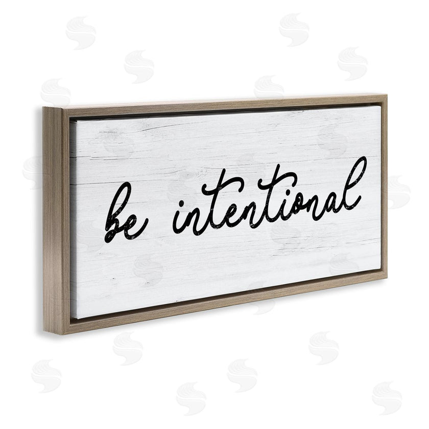 Stupell Studio | Be Intentional Inspirational Phrase