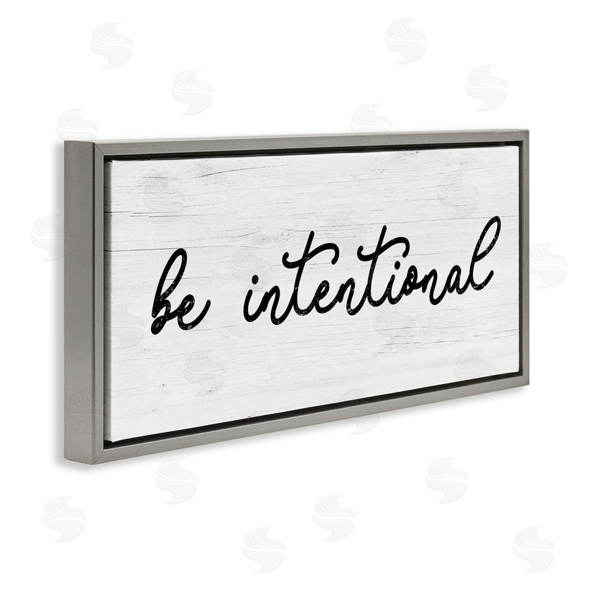 Stupell Studio | Be Intentional Inspirational Phrase
