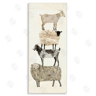 Victoria Borges | Stacked Sheep & Goats