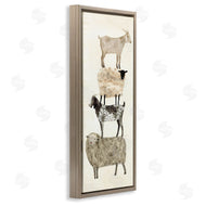 Victoria Borges | Stacked Sheep & Goats