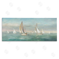 Danhui Nai | Sailboat Fleet Ocean Waves