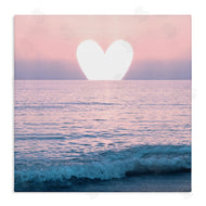 Emanuela Carratoni | Pink Heart Ocean Sunrise