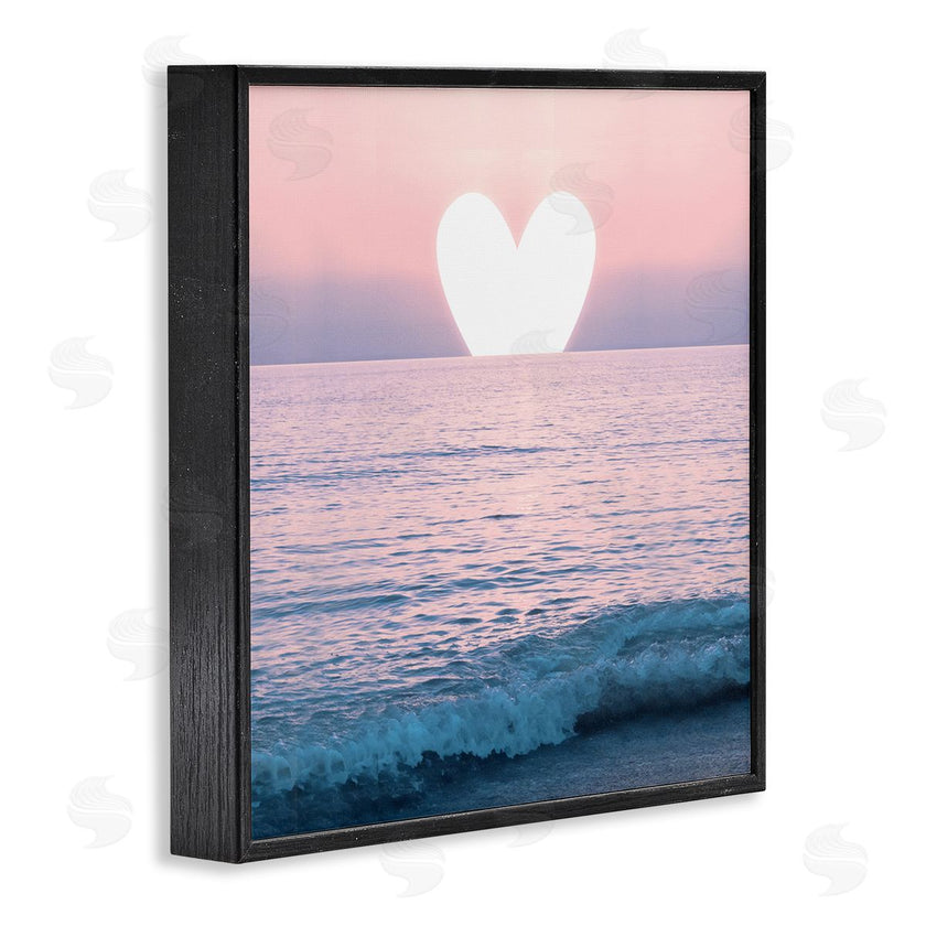 Emanuela Carratoni | Pink Heart Ocean Sunrise