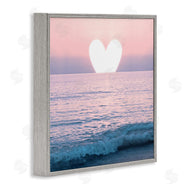 Emanuela Carratoni | Pink Heart Ocean Sunrise