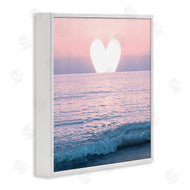 Emanuela Carratoni | Pink Heart Ocean Sunrise