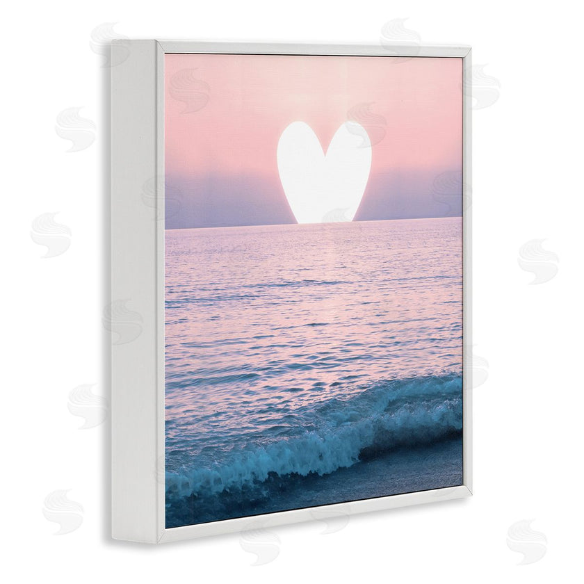 Emanuela Carratoni | Pink Heart Ocean Sunrise