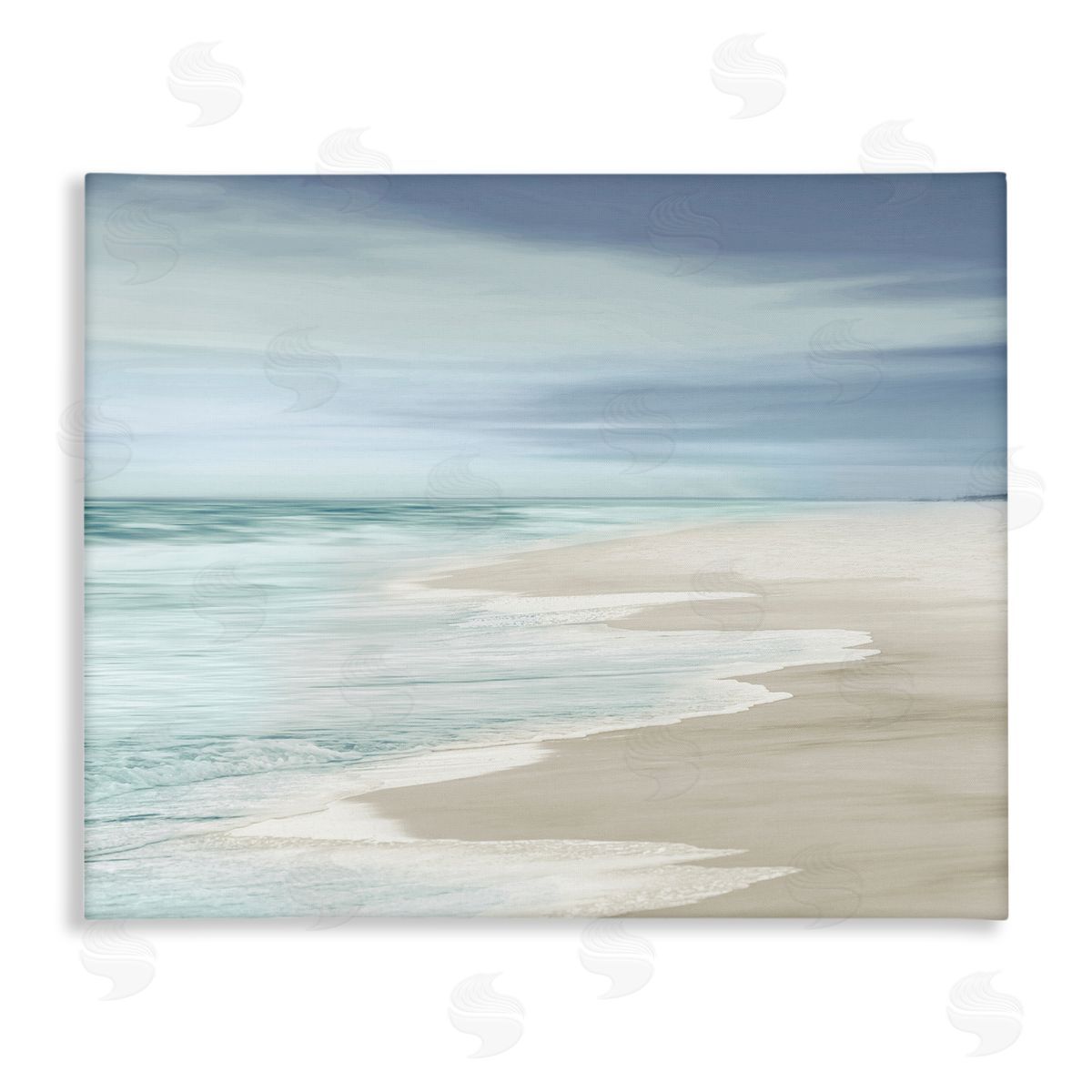 Beach Foam Landscape Canvas Wall Art, Home Decor by Maggie Olsen