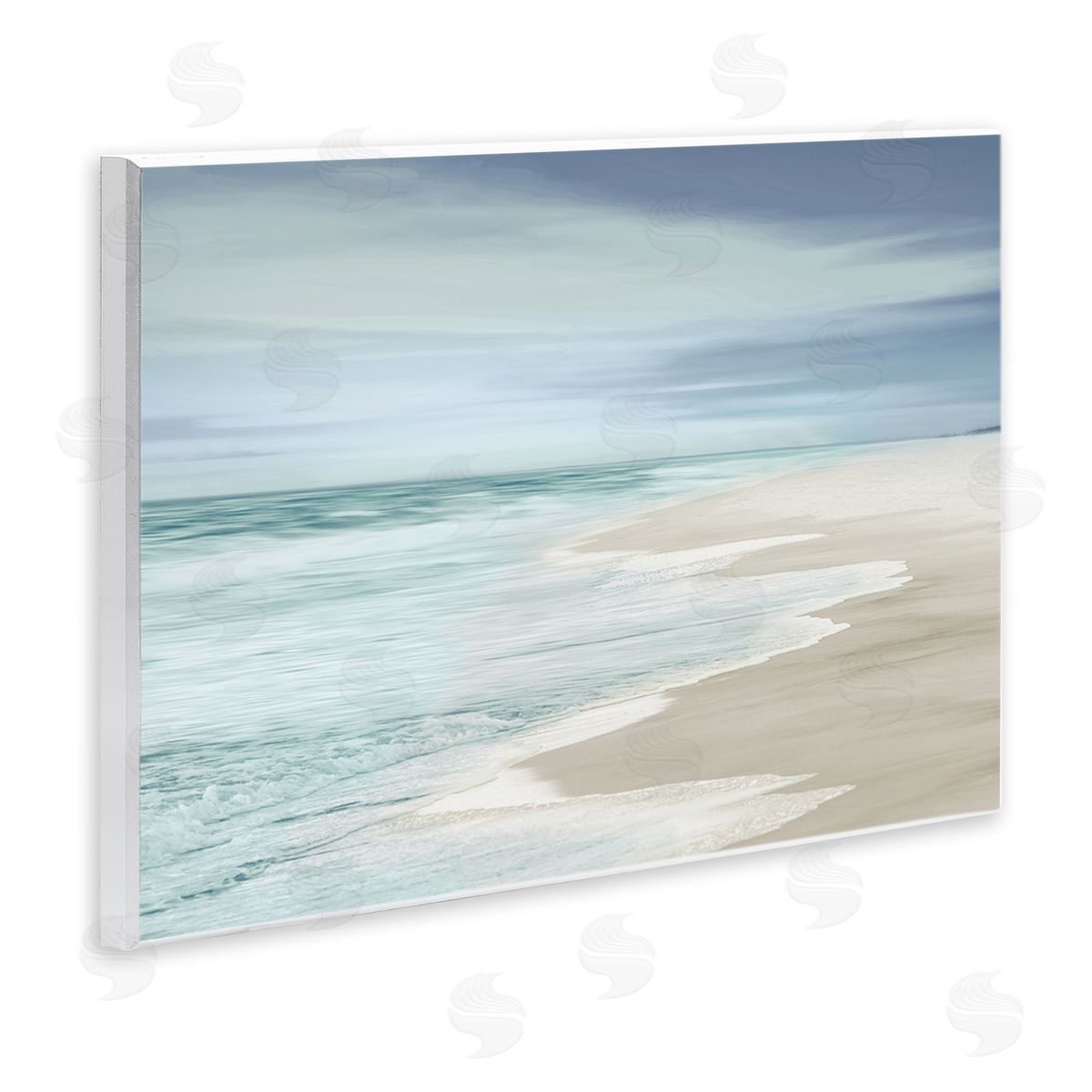 Beach Foam Landscape Wood Plaque Wall Art, Home Decor by Maggie Olsen