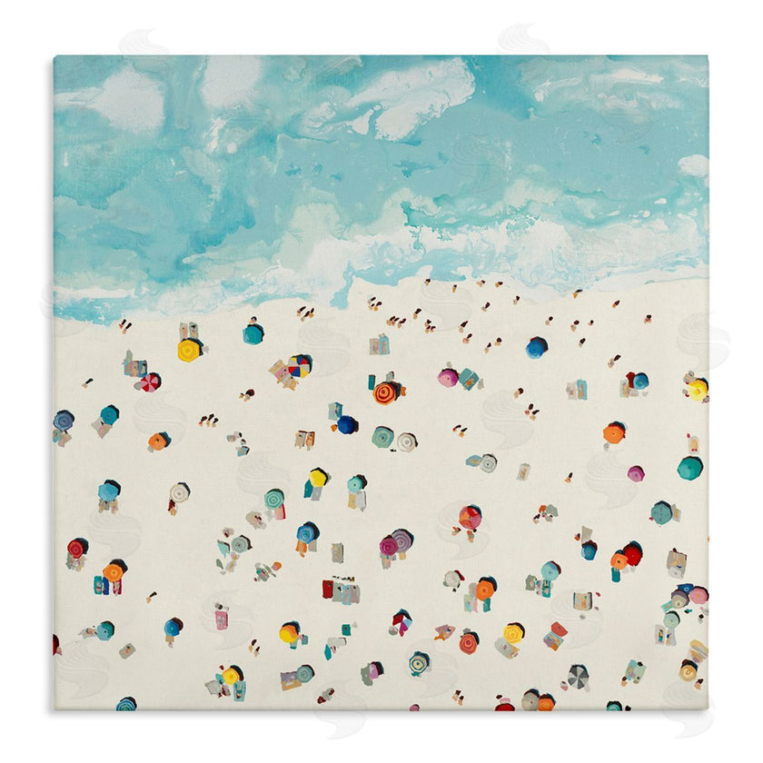Randy Hibberd | Abstract People on Beach