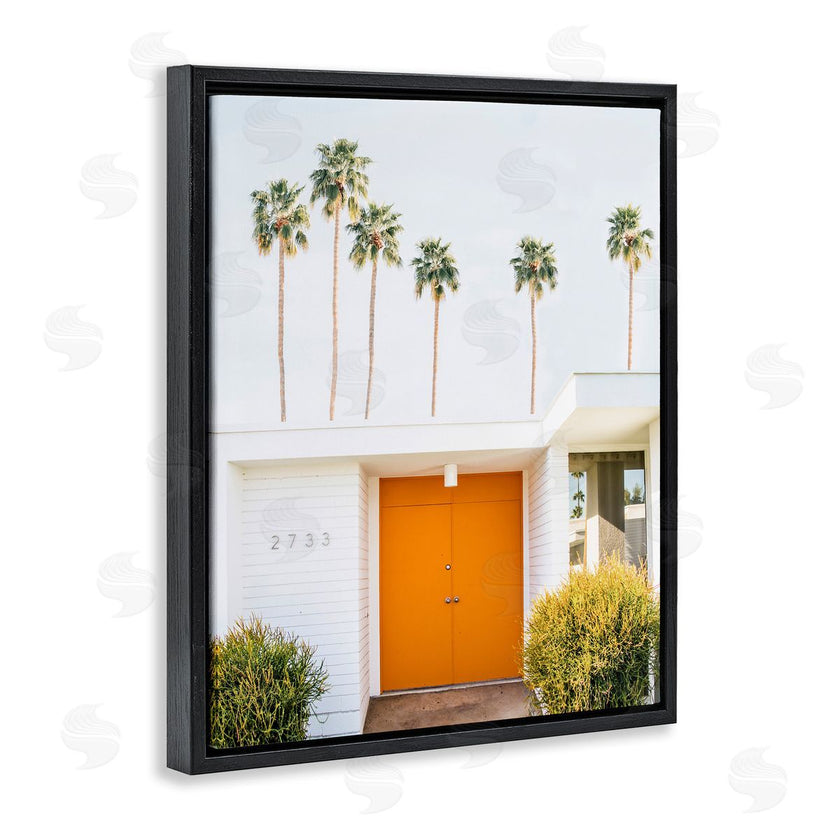 Sisi and Seb | Palm Springs Orange Door