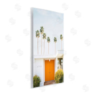 Sisi and Seb | Palm Springs Orange Door