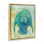 Steve Vanderbosch | Green Manatee Underwater