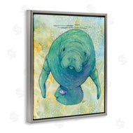 Steve Vanderbosch | Green Manatee Underwater