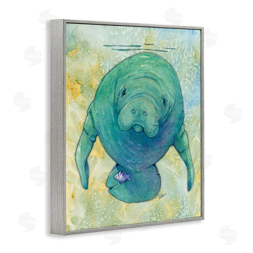 Steve Vanderbosch | Green Manatee Underwater