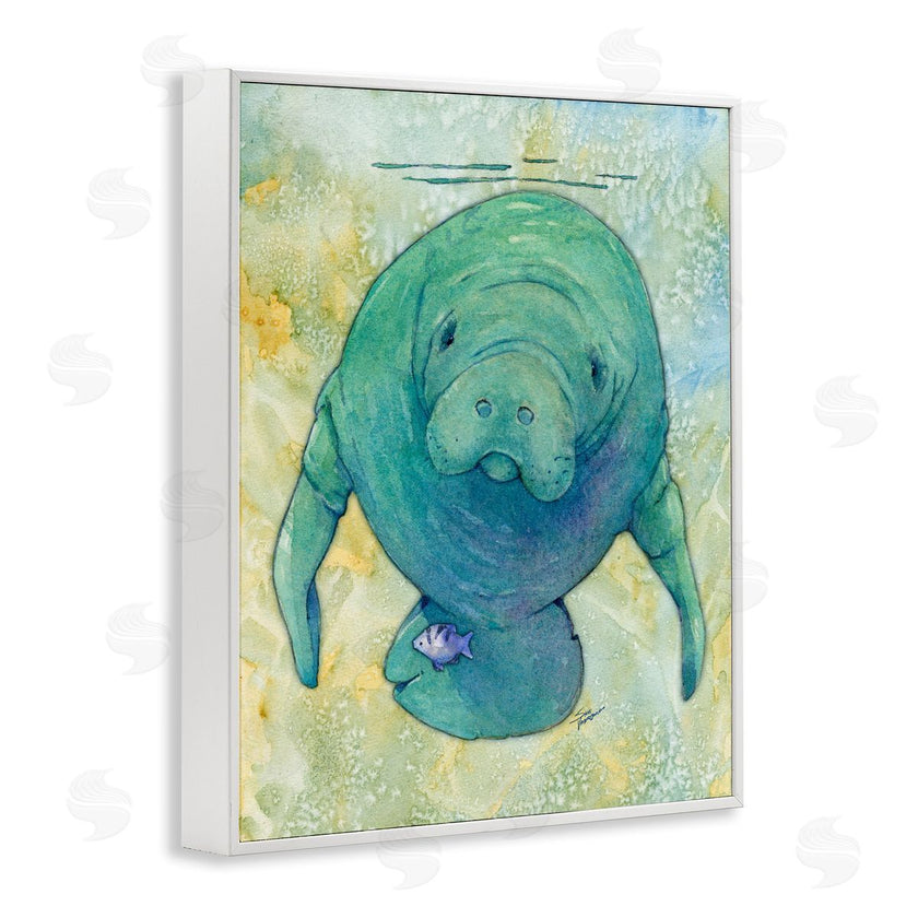 Steve Vanderbosch | Green Manatee Underwater