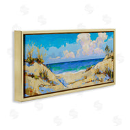 Trevor Copenhaver | Cloudy Beach Painting
