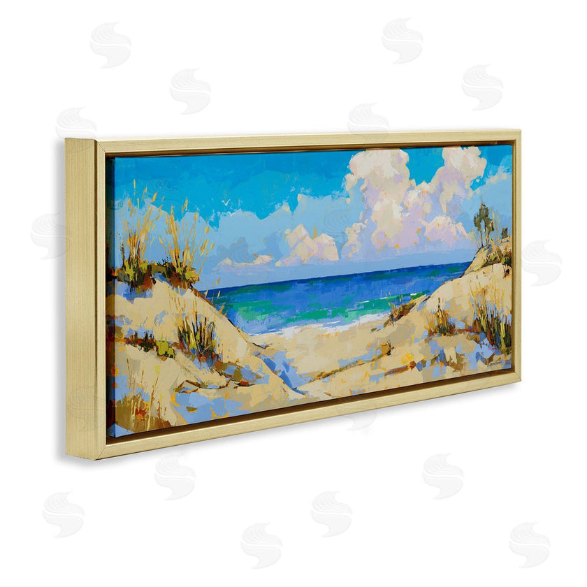 Trevor Copenhaver | Cloudy Beach Painting