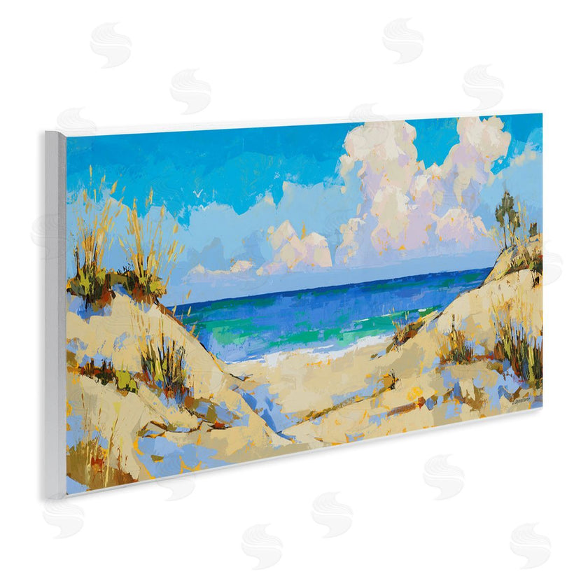 Trevor Copenhaver | Cloudy Beach Painting