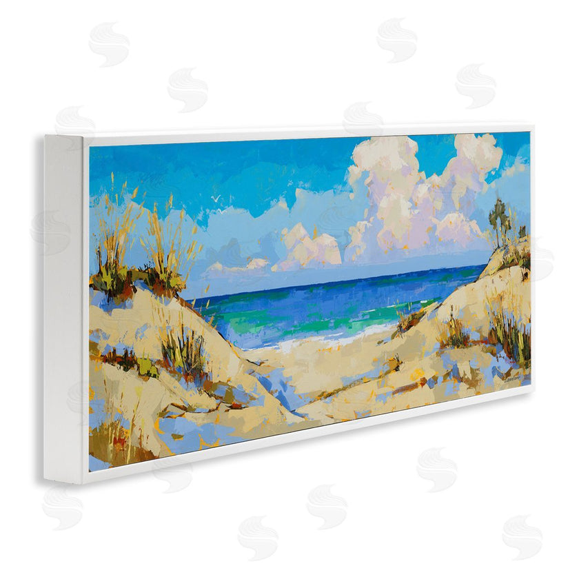 Trevor Copenhaver | Cloudy Beach Painting