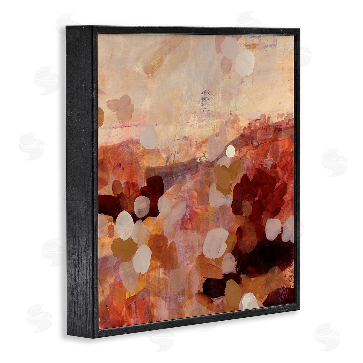 Jodi Maas Abstract Desert Landscape Black Framed Glicee Wall Art Print