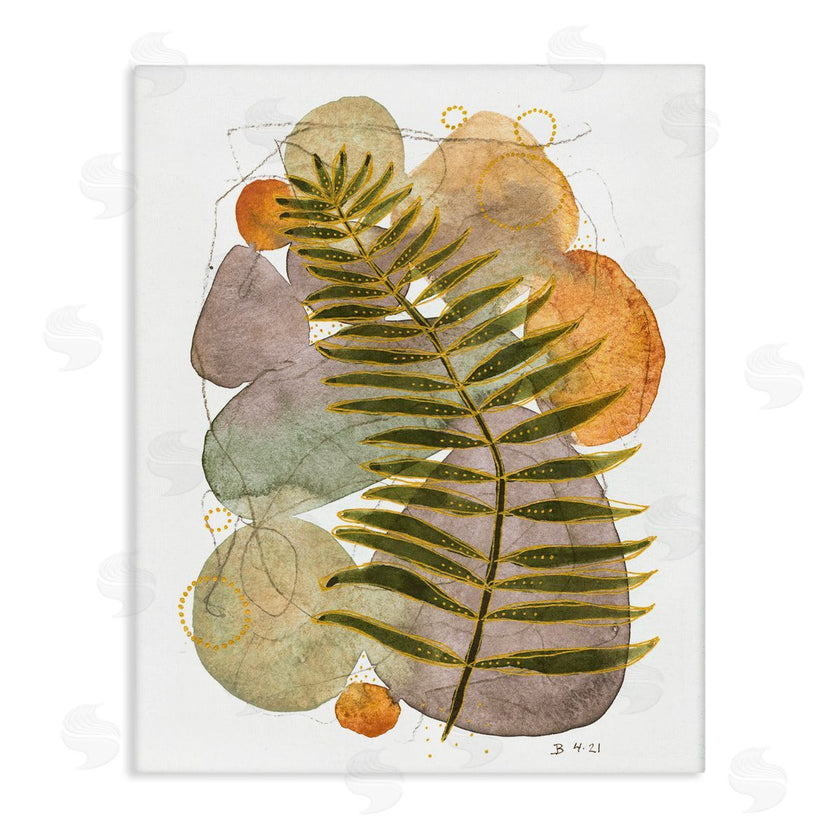 Jocelyn Benford | Abstract Fern & Pebbles