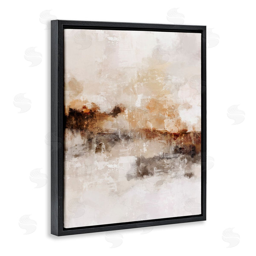 Ros Ruseva | Beige & Brown Abstract