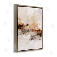Ros Ruseva | Beige & Brown Abstract
