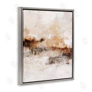 Ros Ruseva | Beige & Brown Abstract