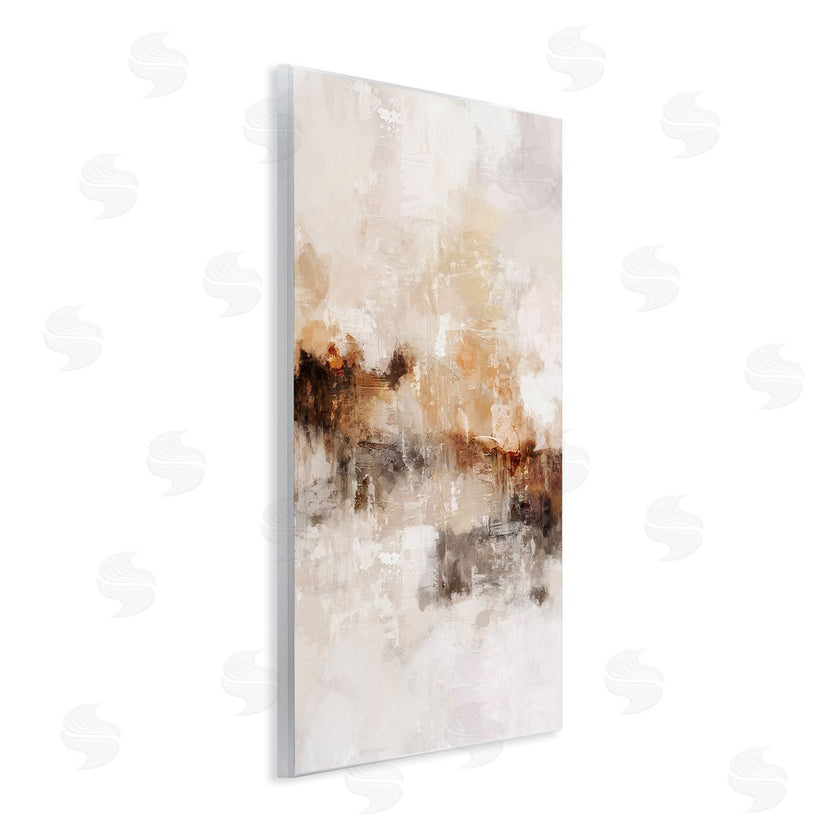 Ros Ruseva | Beige & Brown Abstract