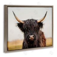 Dakota Diener | Black Highland Cow Portrait