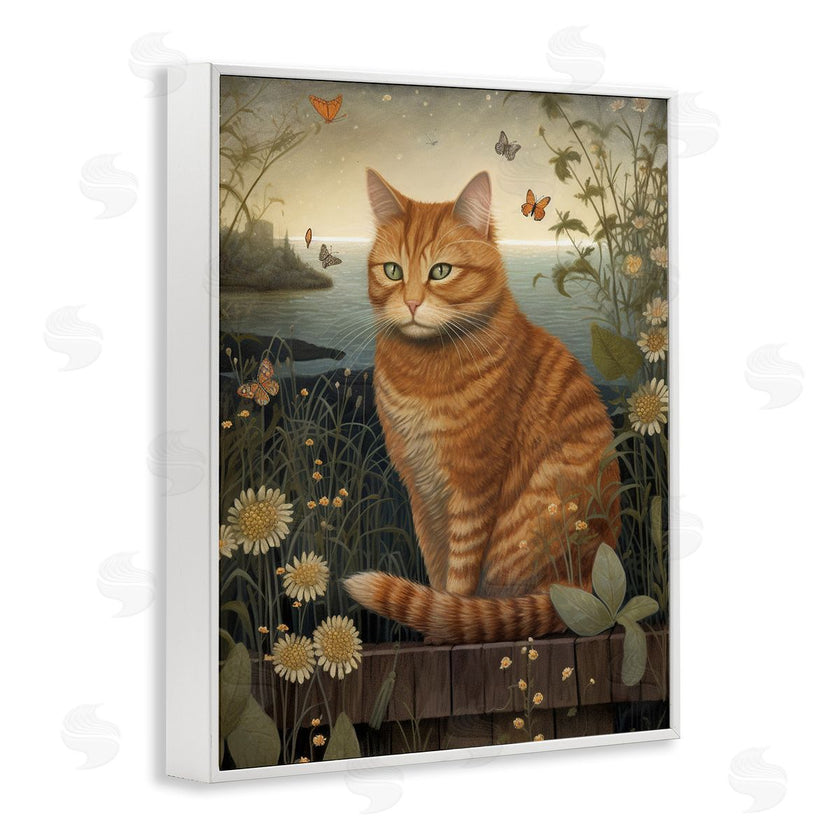 LSR Design Studio | Orange Cat by Pond