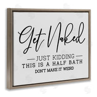 LSR Design Studio | Get Naked Funny Bathroom
