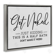 LSR Design Studio | Get Naked Funny Bathroom