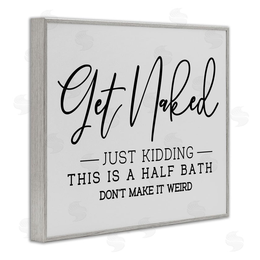 LSR Design Studio | Get Naked Funny Bathroom
