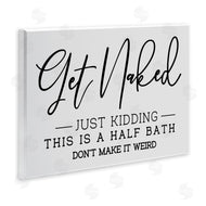 LSR Design Studio | Get Naked Funny Bathroom