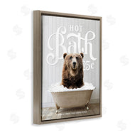 Lettered and Lined | Vintage Bathroom Bear Ad