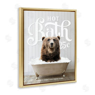 Lettered and Lined | Vintage Bathroom Bear Ad