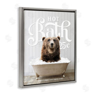 Lettered and Lined | Vintage Bathroom Bear Ad