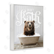 Lettered and Lined | Vintage Bathroom Bear Ad