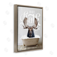 Lettered and Lined | Vintage Bathroom Moose Ad