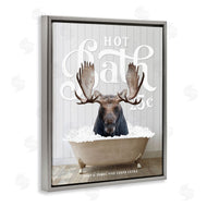 Lettered and Lined | Vintage Bathroom Moose Ad